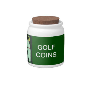 TEES AND COINS CANDY JAR
