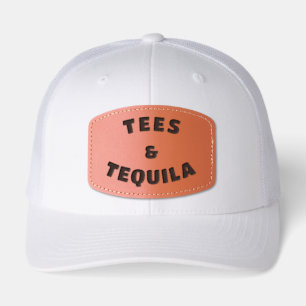 Tees and Tequila Funny Golf Hat