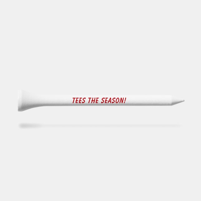 TEES The Season Funny Golfer Christmas Gift Golf Tees (Side (Horz))