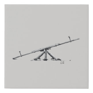 Teeter Totter original drawing print