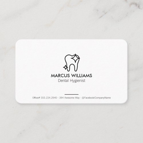 Teeth Cleaning Business Card