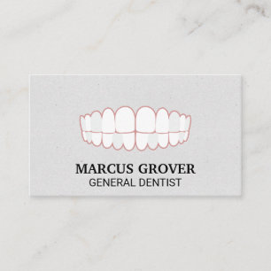 Teeth   Dentist Business Card