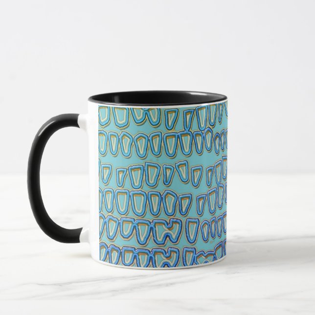 Teeth Dentist Dentistry Orthodontist Oral NEON Mug (Left)