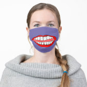 Teeth Face Mask Purple (Worn)