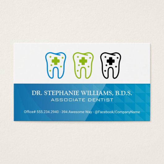 Teeth First Aid Logo | Dentistry (Front)