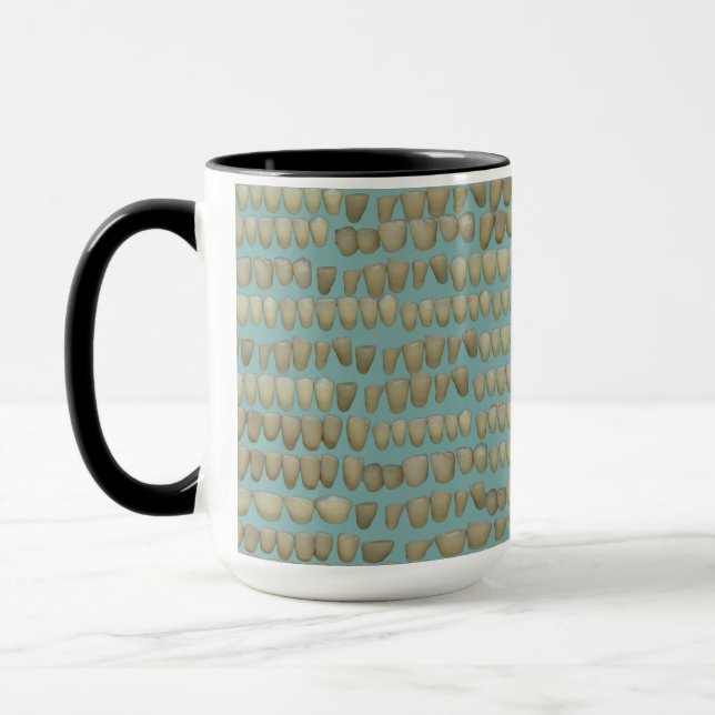 Teeth rotten teeth Dentist Dentistry Orthodontist Mug (Left)