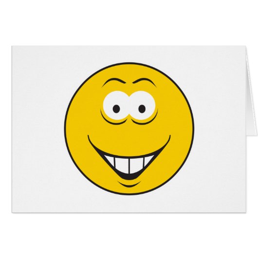 Teeth Smile Face Cards (Front Horizontal)