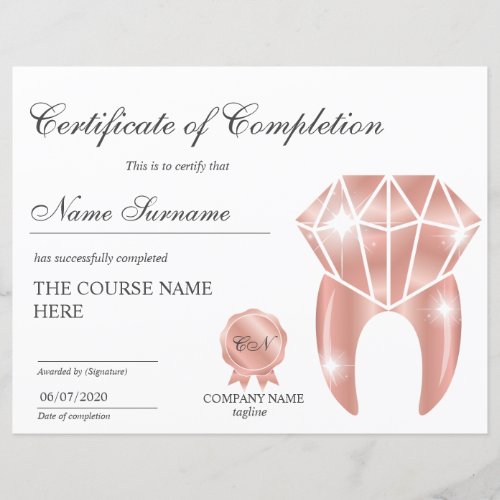 Teeth Whitening Certificate of Completion Course