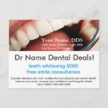 TEETH WHITENING DEAL POSTCARD