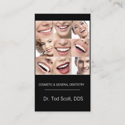 Teeth Whitening Dental care Dentistry Oral Health Business Card