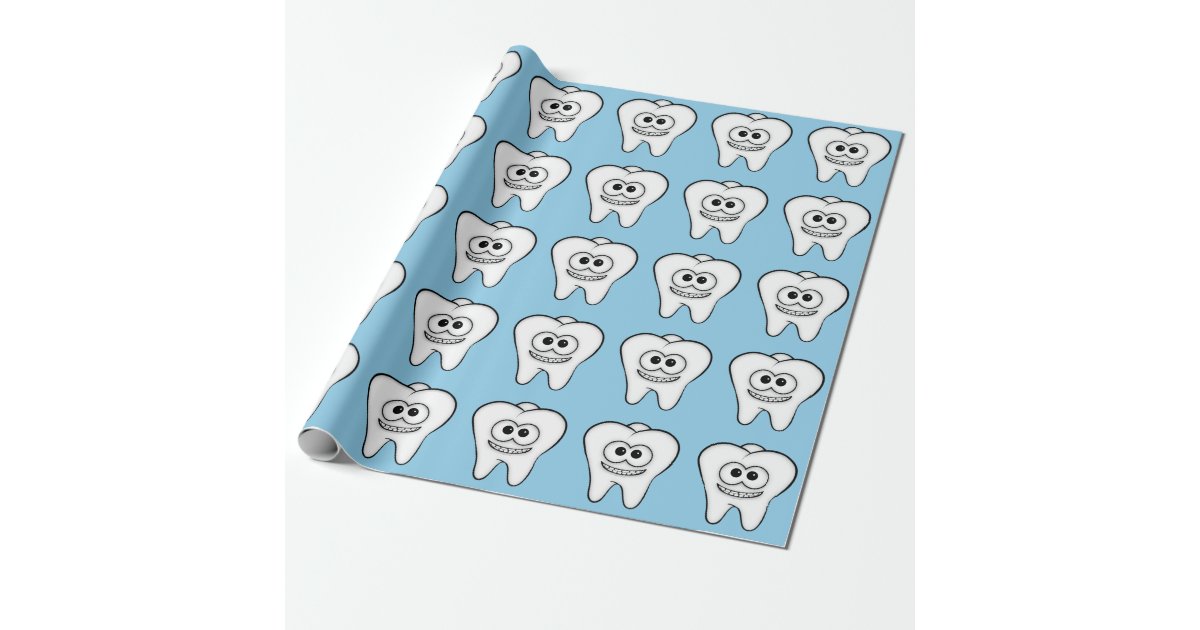 Teeth Wrapping Paper Zazzle