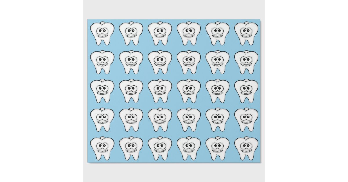 Teeth Wrapping Paper Zazzle
