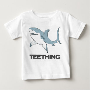 Teething shark infant T Baby T-Shirt
