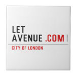 LET  AVENUE  Tegels Geboortetegels