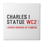 charles i statue  Tegels Geboortetegels