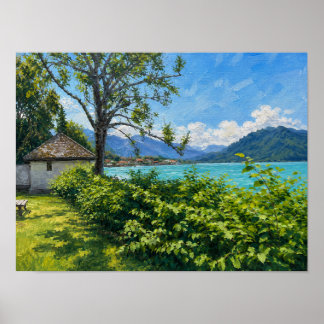 Tegernsee At The Alps Poster