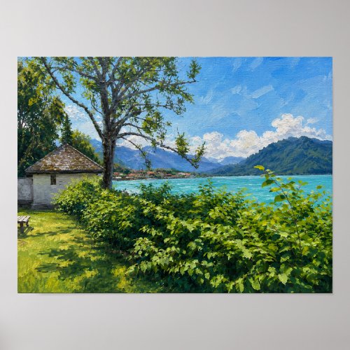 Tegernsee At The Alps Poster