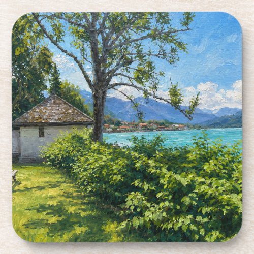 Tegernsee At The Bavarian Alps Beverage Coaster