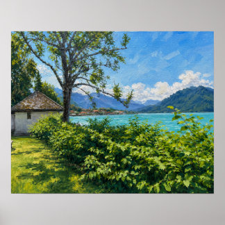 Tegernsee At The Bavarian Alps Poster