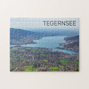 Tegernsee Bavaria Lake Germany Panorama Souvenir Jigsaw Puzzle