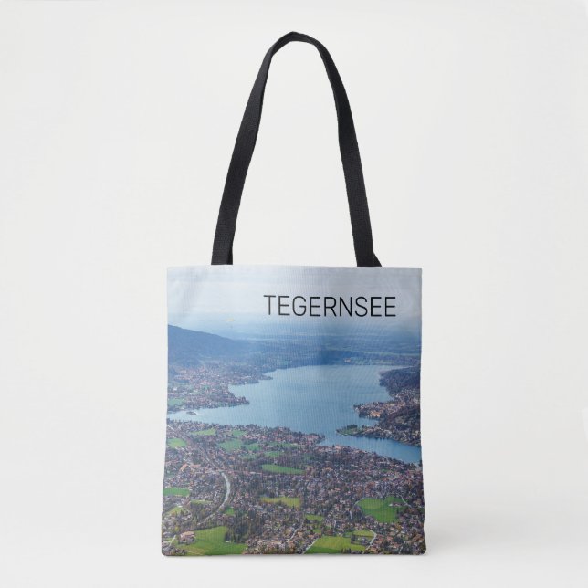 Tegernsee Bavaria Lake Germany Panorama Souvenir Tote Bag (Front)