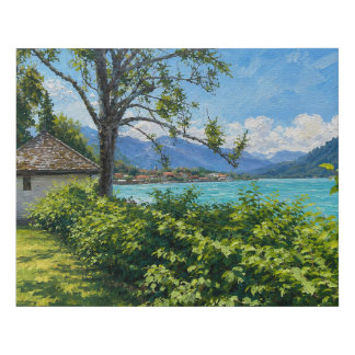 Tegernsee Faux Canvas Print