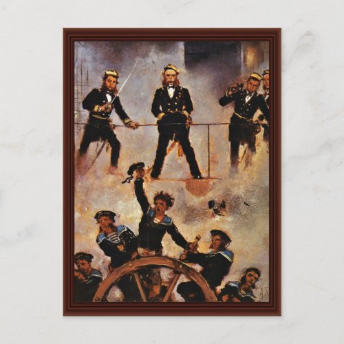 Tegetthoff Admiral At The Battle Of Lissa Postcard