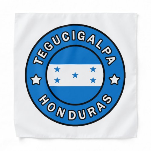 Tegucigalpa Honduras Bandana