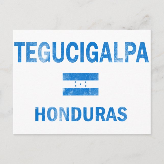 Tegucigalpa Honduras Designs Postcard (Front)