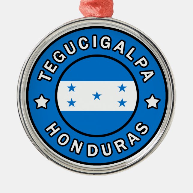 Tegucigalpa Honduras Metal Ornament (Front)