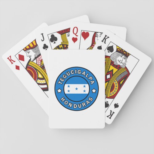 Tegucigalpa Honduras Poker Cards