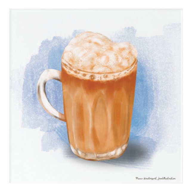 Teh Tarik Malaysia Acrylic Wall Art (Front)