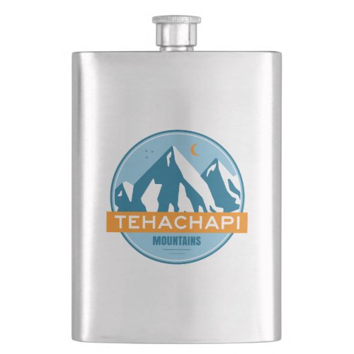 Tehachapi Mountains California Stars Moon Flask