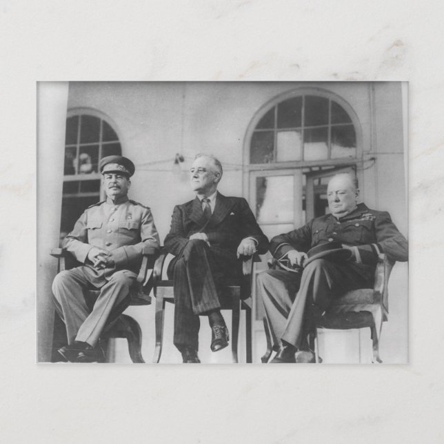 Tehran Conference Postcard (Front)