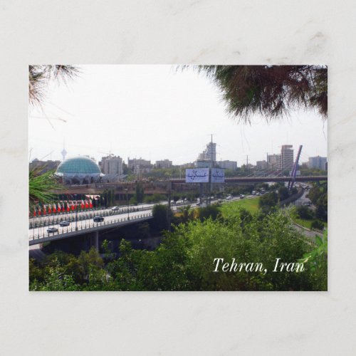 Tehran View Postcard
