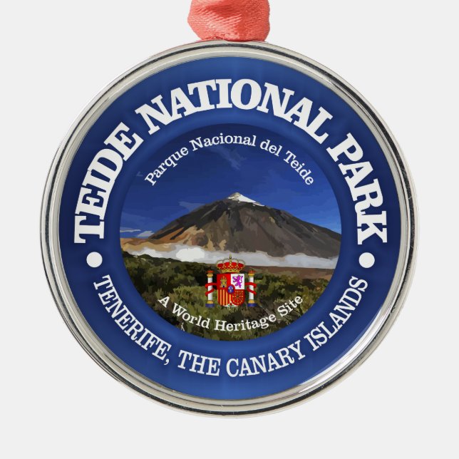 Teide National Park Metal Ornament (Front)