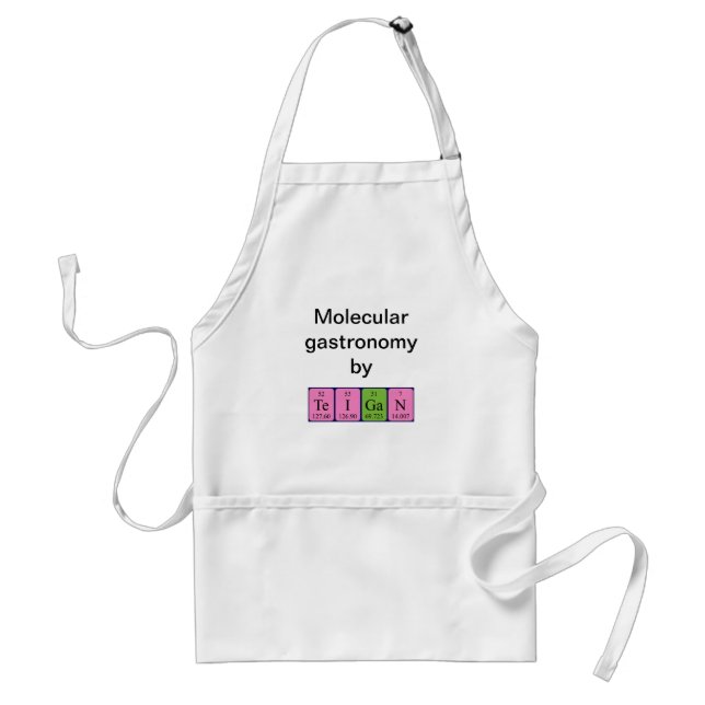 Teigan periodic table name apron (Front)