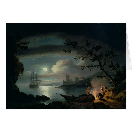 Teignmouth by moonlight cards (Front Horizontal)
