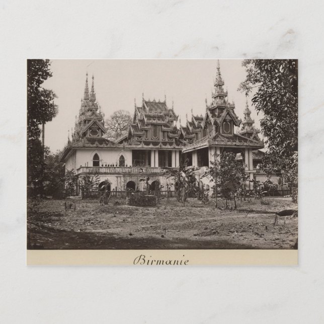 Teik Kyaung monastery, isle of Ka Toe Postcard (Front)