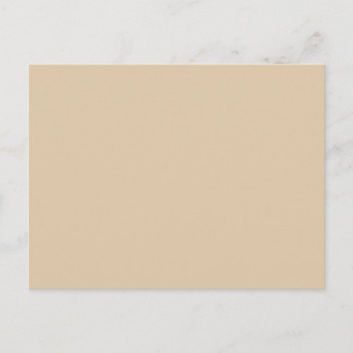 Teint Neutral Skin Beige Solid Color Background Postcard