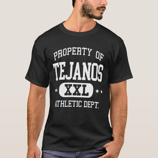 Tejanos Retro Athletic Property Dept T-Shirt (Front)