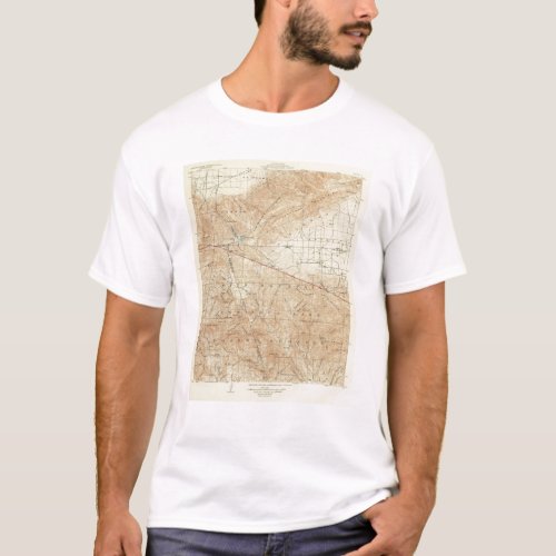 Tejon quadrangle showing San Andreas Rift T_Shirt