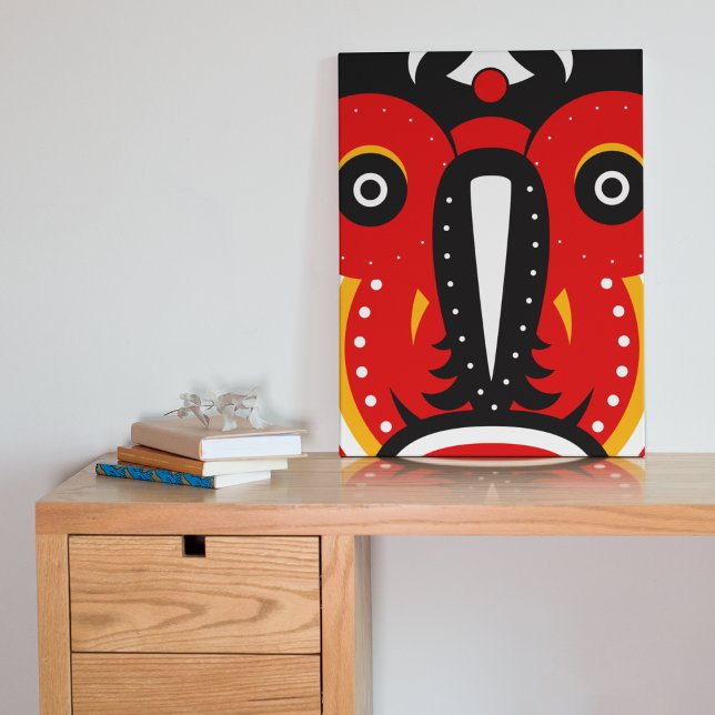 Teke Mask Canvas Print (Creator Uploaded)