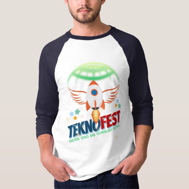 TEKNOFEST Rocket Design - Aviation and Technology  T-Shirt (Front)