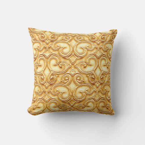 Teksterah Gold pillow