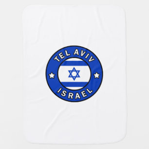 Tel Aviv Israel Baby Blanket