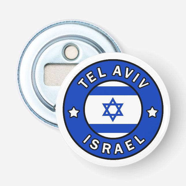Tel Aviv Israel Bottle Opener (Front)