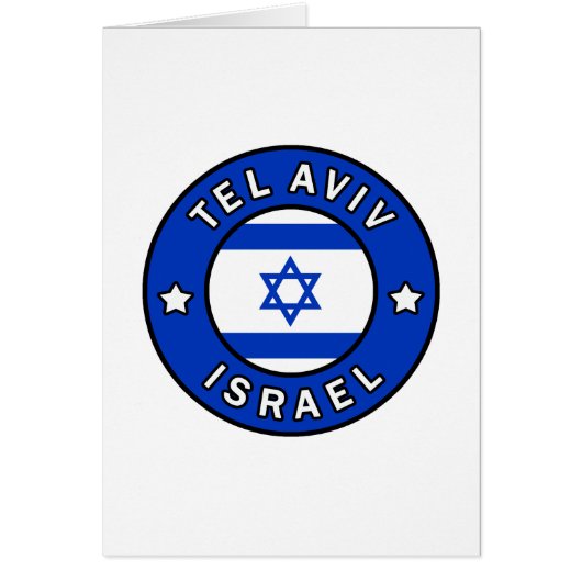 Tel Aviv Israel Cards (Front)