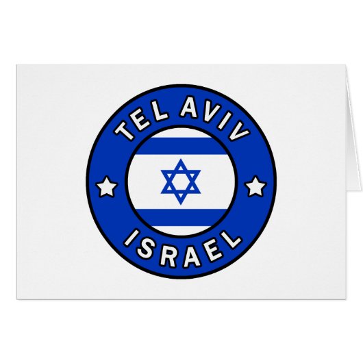 Tel Aviv Israel Cards (Front Horizontal)