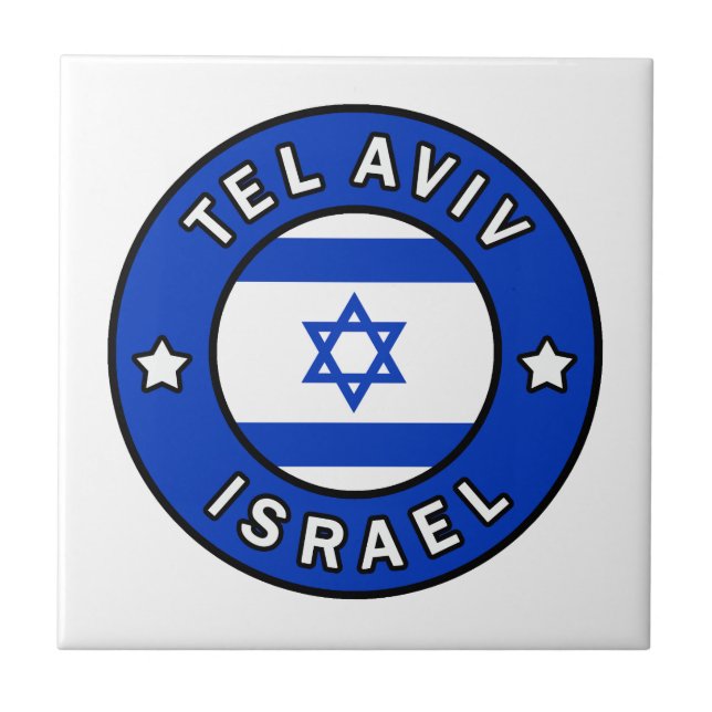 Tel Aviv Israel Ceramic Tile (Front)